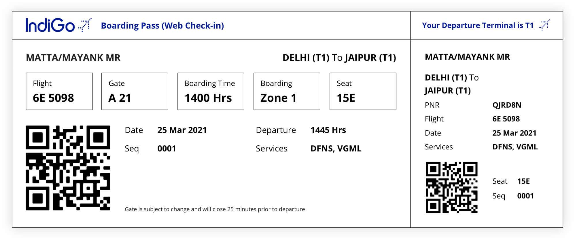 Check pass status. PNR number (ticket booking reference). Web check.