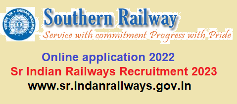 www.sr.indianrailways.gov.in online application
